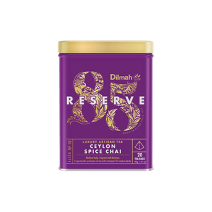 85 Reserve Ceylon Spice Chai - 20 Luxury Leaf Tea Bags Tin Caddy