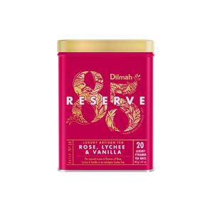 85 Reserve Rose Lychee & Vanilla - 20 Luxury Leaf Tea Bags Tin Caddy