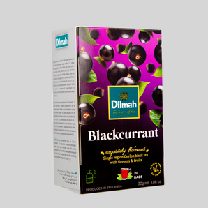 Dilmah EFT Blackcurrant Ceylon Black Tea - 20 Tea Bags