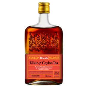 Elixir of Ceylon Black Tea with Strawberry Flavours - 750ml Glass Bottle