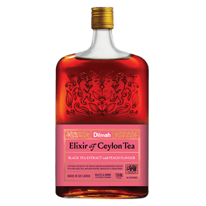 Elixir of Ceylon Black Tea with Peach – 750ml Glass Bottle