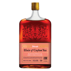 Elixir of Ceylon Black Tea Rose with Vanilla – 750ml Glass Bottle