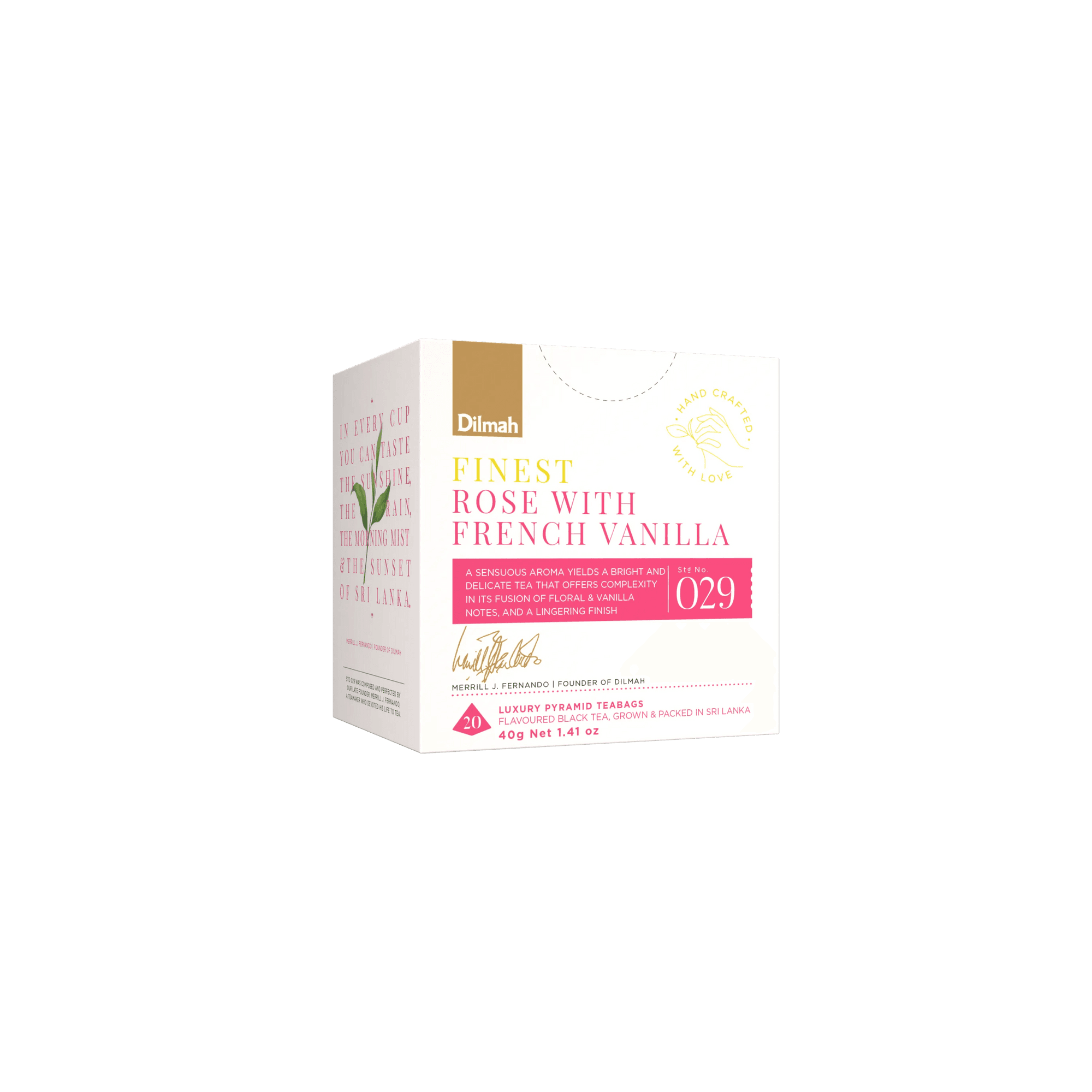 Finesst Roses Finest Rose with French Vanilla – Dilmah Tea Australia