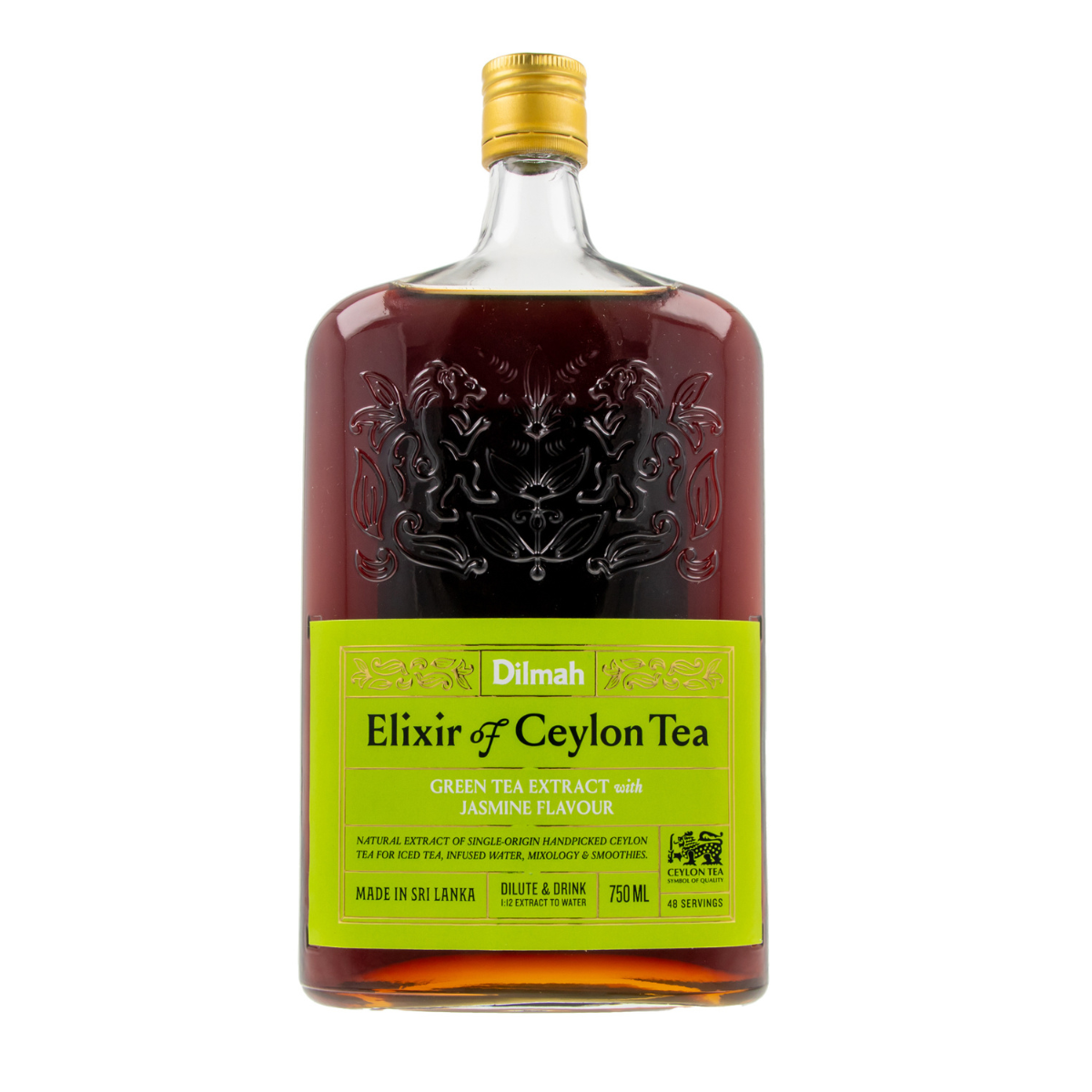 elixir green tea with jasmine 750 ml dilmah elixir of