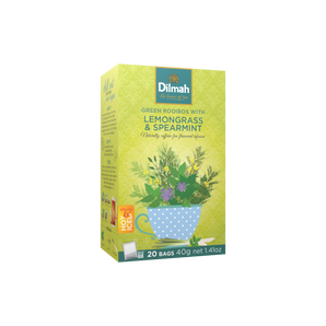 Green Rooibos Lemongrass & Spearmint Infusion - 20 Tea Bags