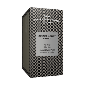 Silver Jubilee Ginger Honey and Mint - 40 Biodegradeable Luxury Pyramid Sachets