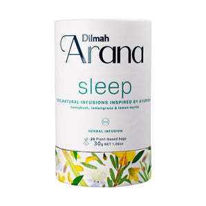 Arana Sleep (Honeybush with Lemon Myrtle & Lemongrass infused Tea) - 20 Luxury Pyramid Bags