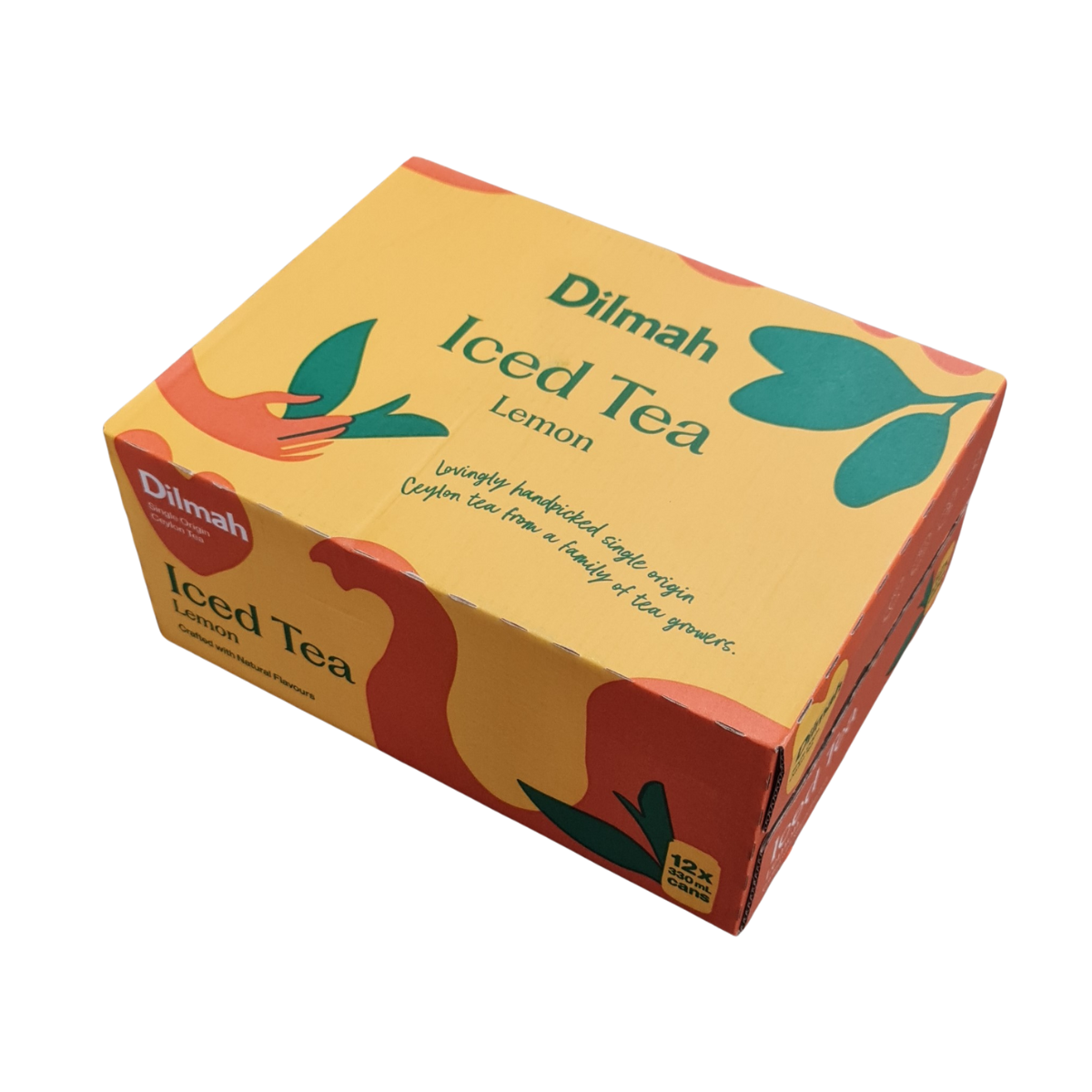 dilmah lemon iced tea carton 330ml x 12 cans regular