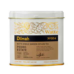 Pedro Estate Watte Single Garden Celyon Black – 125g Loose Leaf Tin Caddy