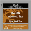 Exceptional Italian Almond - 50 Leaf Tea Bags (Individually Wrapped)