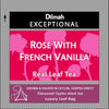 Exceptional Rose and French Vanilla - 50 Leaf Tea Bags (Individually Wrapped)