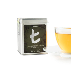 t-Series Ceylon Young Hyson Green Tea - 85g Loose Leaf Tin Caddy