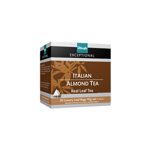 Dilmah Exceptional Italian Almond Tea - 20 Luxury Leaf Bags