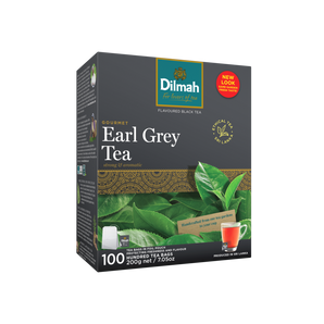 Dilmah Gourmet Earl Grey Tea - 100 Tea Bags in Foil Pouch
