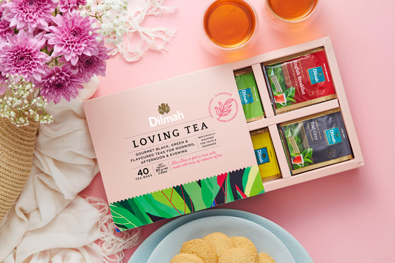 dilmah loving tea 40 tea bags this loving tea assortment
