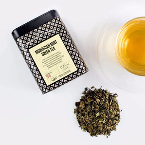 Dilmah Silver Jubilee Moroccan Mint Green Tea - 100g Loose Leaf Tea
