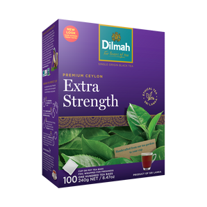 Dilmah Premium Extra Strength Black Tea - 100 Tagless Tea Bags