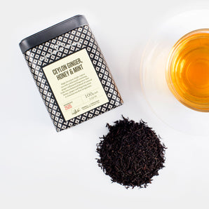 Dilmah Silver Jubilee Gourmet Ceylon Ginger, Honey & Mint – 100g Loose Leaf Tea