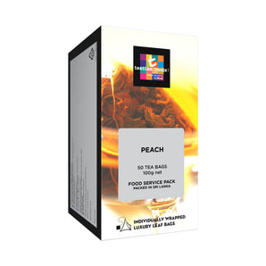 Dilmah t-Series Peach - 50 Individually Wrapped Tea Bags